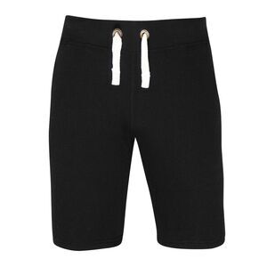 AWDis Hoods Mens Cotton Plain Heavyweight Casual Summer Campus Shorts /Bottoms /